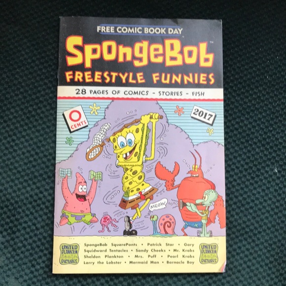 SpongeBob comic book “Freestyle Funnies” 2017 - Picture 1 of 14